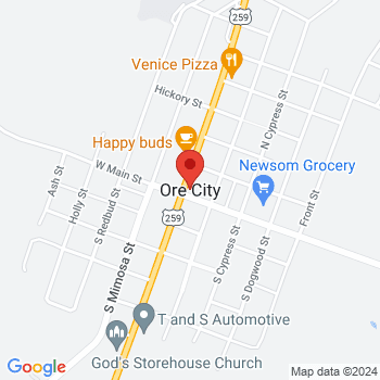 map of 32.8001354,-94.7207634