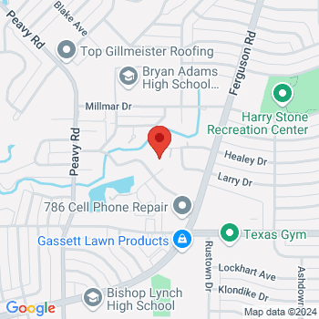 map of 32.82443,-96.67996