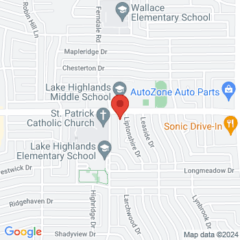 map of 32.87853,-96.70782