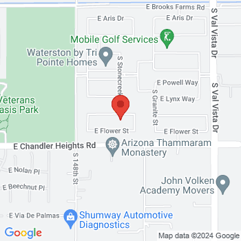 map of 33.2351,-111.76126