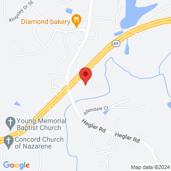 map of 35.38042,-80.5279