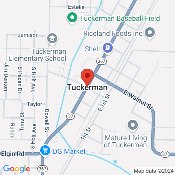 map of 35.7310609,-91.19926559999999