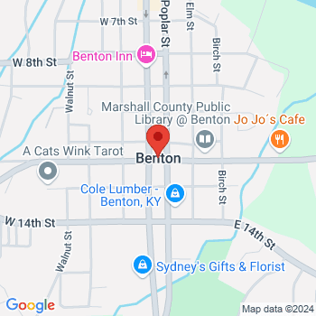 map of 36.85727809999999,-88.350315