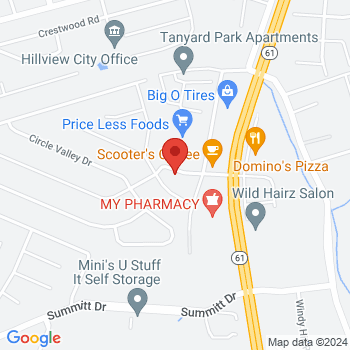 map of 38.07146,-85.67284