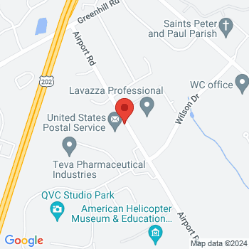 map of 39.99742,-75.58076