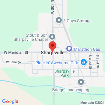 map of 40.3794822,-86.0886009