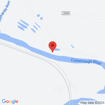 map of 40.3956,-79.12425