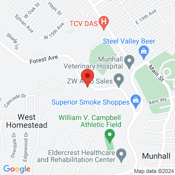 map of 40.39613,-79.90678