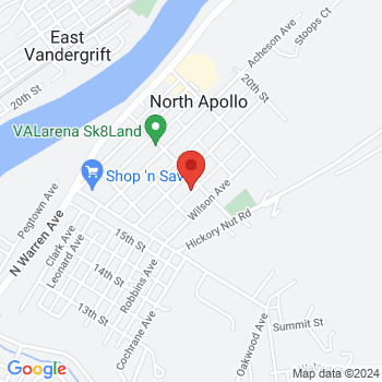 map of 40.5938,-79.5563
