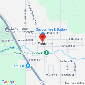 map of 40.67393089999999,-85.7213697