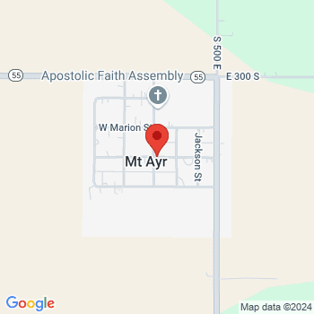 map of 40.95212,-87.29864