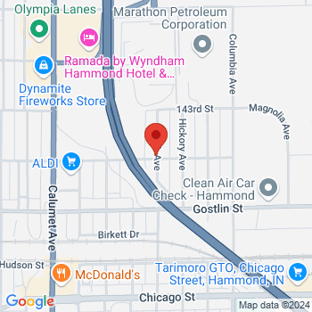 map of 41.63398,-87.50385