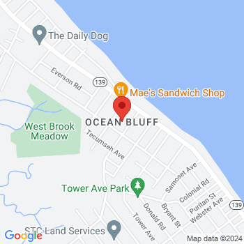 map of 42.0973246,-70.65364819999999