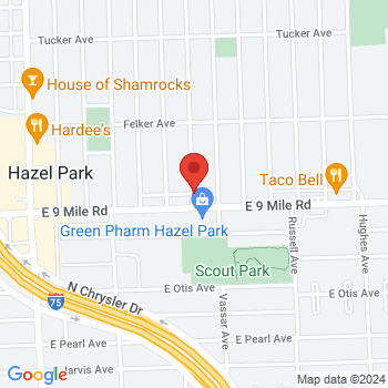 map of 42.46192,-83.09766