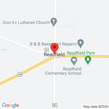 map of 44.2724807,-88.76983229999999