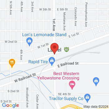 map of 45.6691159,-108.7715328