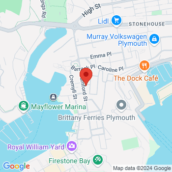 map of 50.366193789,-4.1616547647