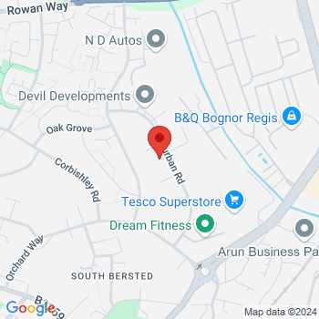 map of 50.7983971559,-0.6734957606