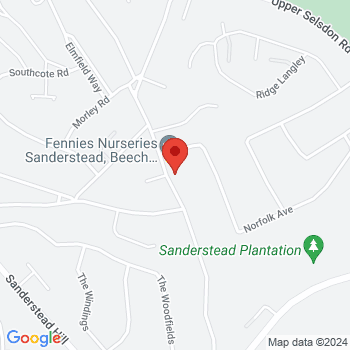 map of 51.3425524526,-0.0776931445
