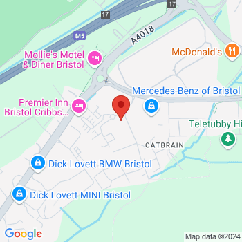 map of 51.5233365214,-2.613669366