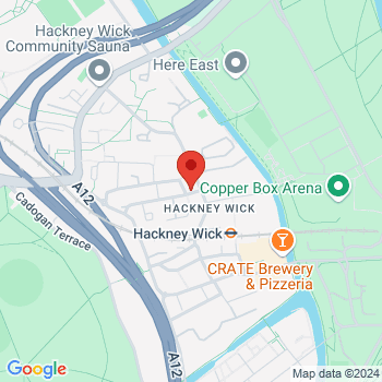 map of 51.544579,-0.0256935