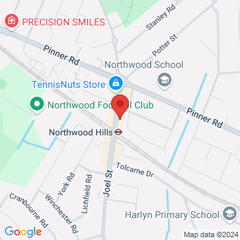 map of 51.6011010568,-0.4092362644