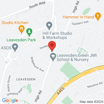 map of 51.6929090163,-0.4089987312