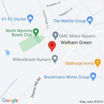 map of 51.7338960137,-0.2204549342