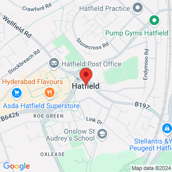 map of 51.763366,-0.22309