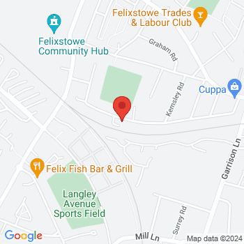 map of 51.9670276313,1.3388699757