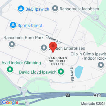 map of 52.0292658331,1.2119405502