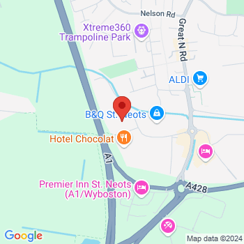 map of 52.2098747571,-0.2941020816