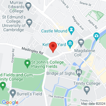map of 52.210537,0.11211942