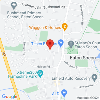 map of 52.2154825483,-0.2914282946