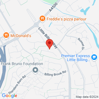 map of 52.2542545601,-0.8279657659