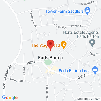map of 52.26682,-0.752765