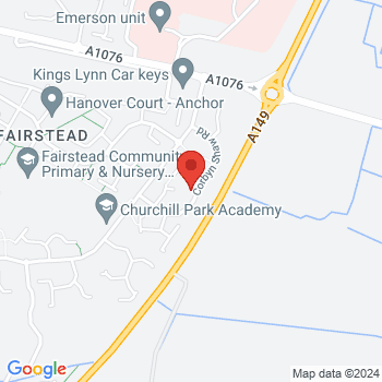map of 52.7518828336,0.4453612282