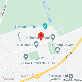 map of 52.9103141919,1.1053755857