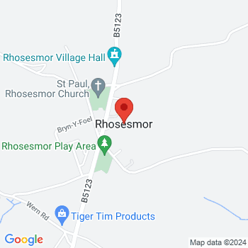 map of 53.208367,-3.176684