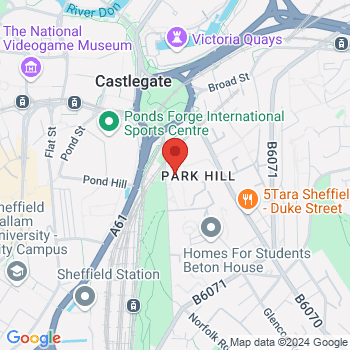 map of 53.3812808195,-1.4595460351