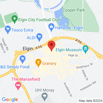 map of 57.6492057095,-3.3150221012